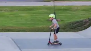 Jude and Asher at Batavia skate park and pump track