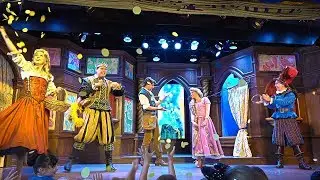 Полное шоу «Рапунцель» в Королевском театре Disneyland Fantasy Faire с Рапунцель и Флинном Райдером