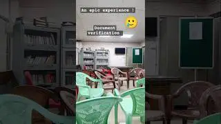 My DV Experience - 12 hours only... just for Document Verification 😶😶 #esic #ssc #mts