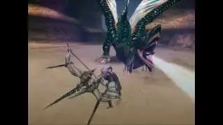 Monster Hunter 2 DOS (PS2) Green Plesioth vs Bow