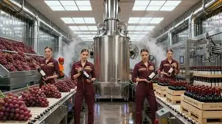 Inside a Modern Winery: From Grapes to Wine (The entire process)