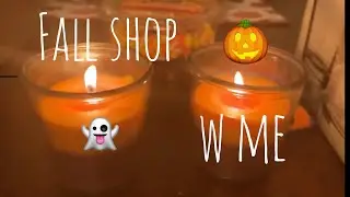VLOG FALL SHOPPING