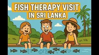 Fish Therapy Visit in Sri Lanka #FishSpaExperience #UniqueTravelExperience