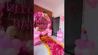 welcome baby girl decoration ideas simple,welcome baby girl decoration ideas with flowers