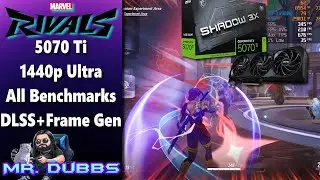 5070 Ti DLSS + Frame Gen Benchmarks | Marvel Rivals 1440p Ultra Settings