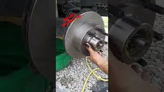 New rotors, bearings and brake calipers on my ford econoline
