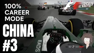 FIRST SAFETY CAR AND PITSTOP MISTAKE F1 2013 CAREER MODE CHINA 3/19