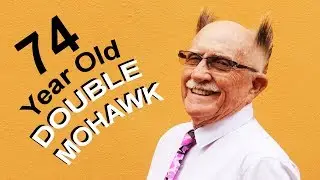 Making My 74 Year Old Dad's Double Mohawk (NoHawk)