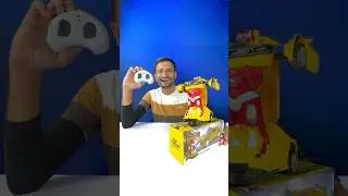 Remote control transformer car unboxing | robot car ko rc bana diya