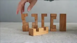 How to solve 6 Piece Wooden Cross Puzzle