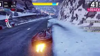 Asphalt 9 : alternate route in dipping down