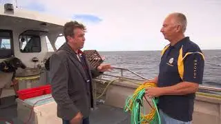 Rock lobster fishing at Abrolhos Islands
