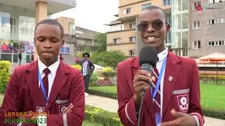 Lenana School students talk about Resource Management, Talents and Climate Change. #EAWSDC2023