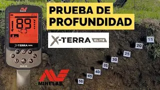 Prueba de profundidad del detector de metales Minelab Xterra Élite @minelablatam  #detexpertlatam 