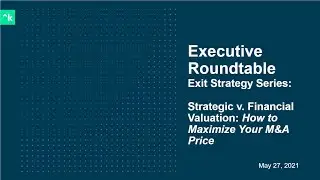 Strategic vs. Financial Valuation: How do I optimize my M&A price?