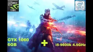 Battlefield V (MP) - GTX 1060 6GB + i5 9600k | 1080p Ultra Settings (DX 11) | Frame-rate test