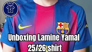 LAMINE YAMAL FC Barcelona 2025/26 home jersey unboxing [Bestzv2]