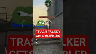 Trash talker gets HUMBLED 👀