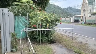 Dualband 2m/70cm 5x5 Yagi antenna tuning