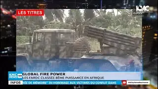 URGENT : LES FARDC CLASSEES 8ᵉ ARMEE LA PLUS FORTE D’AFRIQUE