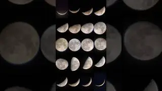 Fase-Fase Bulan (Supermoon) 🌘🌗🌕🌓🌒 #moon #supermoon
