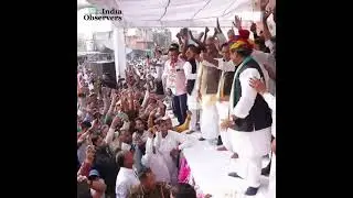 Festive-like atmospheres were seen at the Congress Election Campaign in Rajasthan