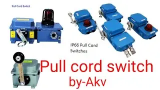 Pull cord switch ##Pull cord switch in conveyor belt safety device ##mechanical success mirror
