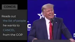 Highlights of Donald Trump's CPAC Speech... Memorably UNMEMORABLE moments