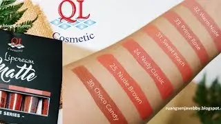Review QL Eyebrow Cream QL Fashion Eyeliner dan QL Lip Cream Matte (QL Cosmetic)