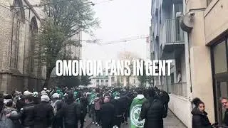 ΠΟΡΕΙΑ ΣΤΗ ΓΑΝΔΗ - ΟΜΟΝΟΙΑ | OMONOIA Fans in Gent | In the streets of Gent | ΟΠΑΔΟΙ ΟΜΟΝΟΙΑΣ