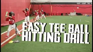 EASY TEE BALL HITTING DRILL | Youth Baseball