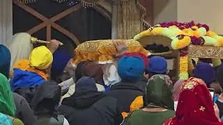 Gurudwara Kalgidhar Darbar Sahib Abbotsford, Canada. Prakash-purab Guru Nanak Dev ji