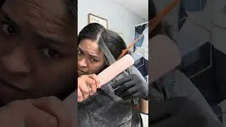 Let&rsquo;s talk about this steam straightener😯 #wavytalkhair #silkpress #hair