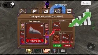 You won&rsquo;t believe what people offer for Hydra Tail in King Legacy Update 7