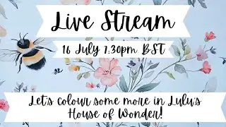 16 July  - Let's colour some more in Lulu's House of Wonder