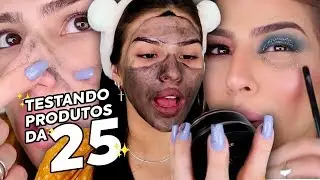 TESTANDO MAIS produtos BARATINHOS da 25 DE MARÇO ✨