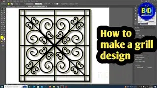 How to create a window grill design in Adobe Illustrator, New Window Grill Design