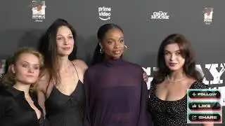 Ella Schrey Yeats, Hannah James, Amethyst Davis and Catherine Hannay at The Gray House Premiere outs