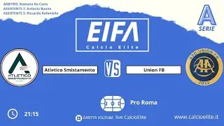 HIGHLIGHTS ATLETICO SMISTAMENTO - UNION FB 2-5 | 8&deg; GIORNATA SERIE A D'ELITE 