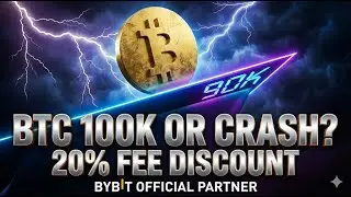 Bitcoin $90K Support Break Or Parabolic Run To $100K #Bybit Fee Discount