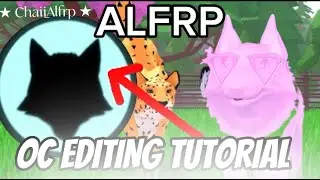 ALFRP || Oc Editing Tutorial 🐺|| Beginners guide to #alfrp | #animallifeforestrp #roblox #tutorial