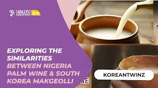 [KOREANTWINZ] Exploring the Similarities between Nigeria Palm Wine & South Korea Makgeolli