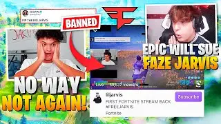 FaZe Jarvis Gets BANNED Again Live On Stream While Playing Fortnite Season 4 For the First Time!