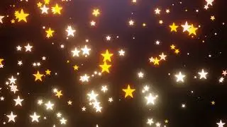 Star Shape Particle Loop Background Animation