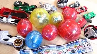 ガシャポン なりきりドライブ3 全7種！狙うはレアのマッハドライバー炎 & ゼンリンシューター 7回まわしてレビュー！仮面ライダードライブ