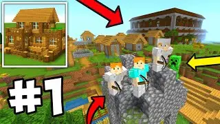 Mansion: Building World Craft City Multiplayer Survival Series - Walkthrough Part 1