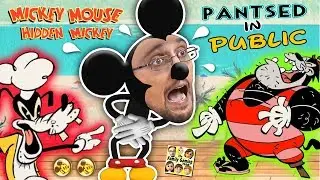 HIDDEN MICKEY MOUSE GAME!  FGTEEV Pantsed @ Beach by DISNEY Cartoon Characters! Donald Duck a Bully