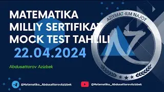 Milliy sertifikat mock exam tahlili(22.04.2024).  #milliysertifikat