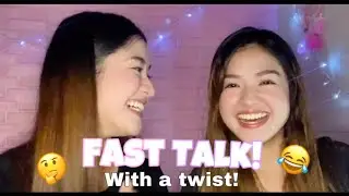 FAST TALK WITH A TWIST! | Mandrique Twins