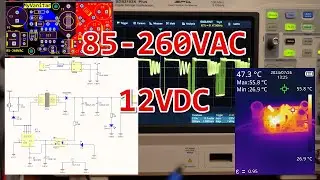 DIY AC-to-DC 12V Flyback SMPS For Beginners